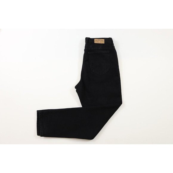 Vintage 90s Lee Riders Black Denim Tapered Jeans - Picture 6 of 7